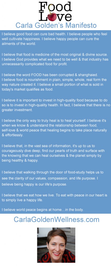 My Manifesto