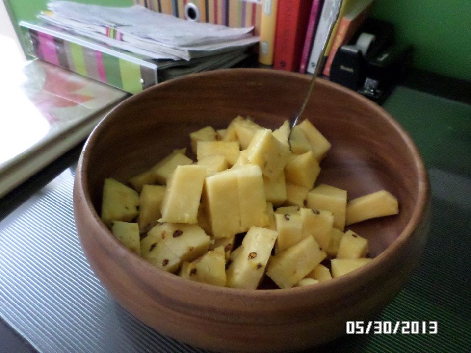 A Bowl of Pineapple