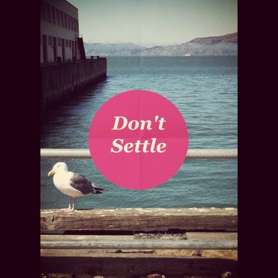 Don't Settle