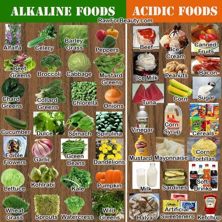Free Alkaline Food Charts Online